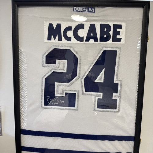 Bryan McCabe Signed Framed Jersey