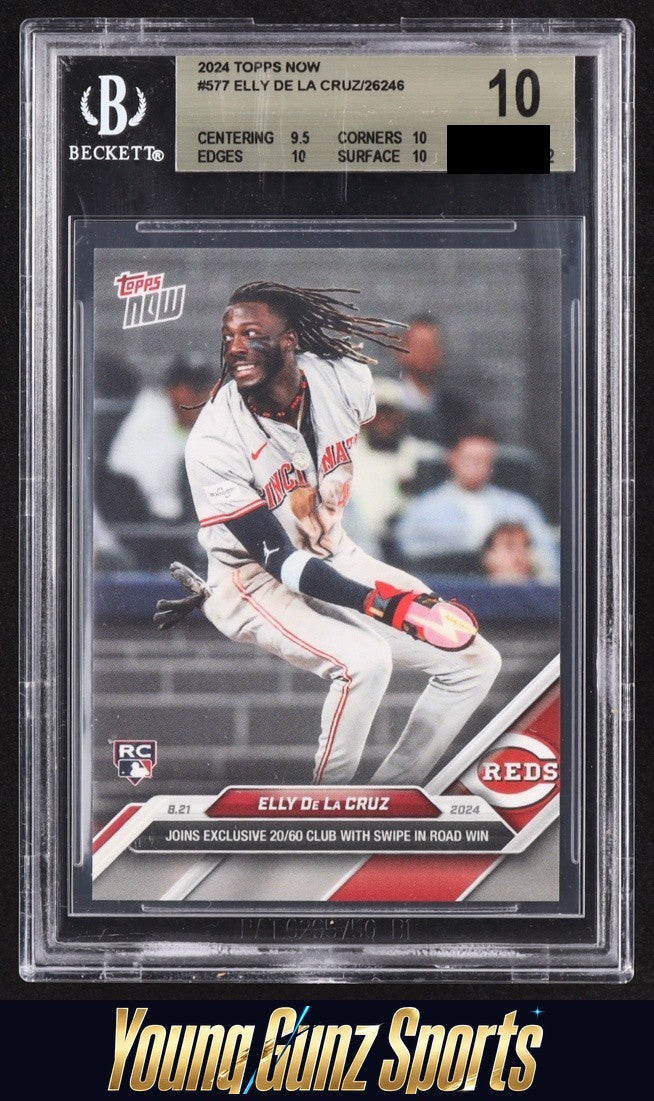 Elly De La Cruz Topps Now 20/60 Club BGS 10