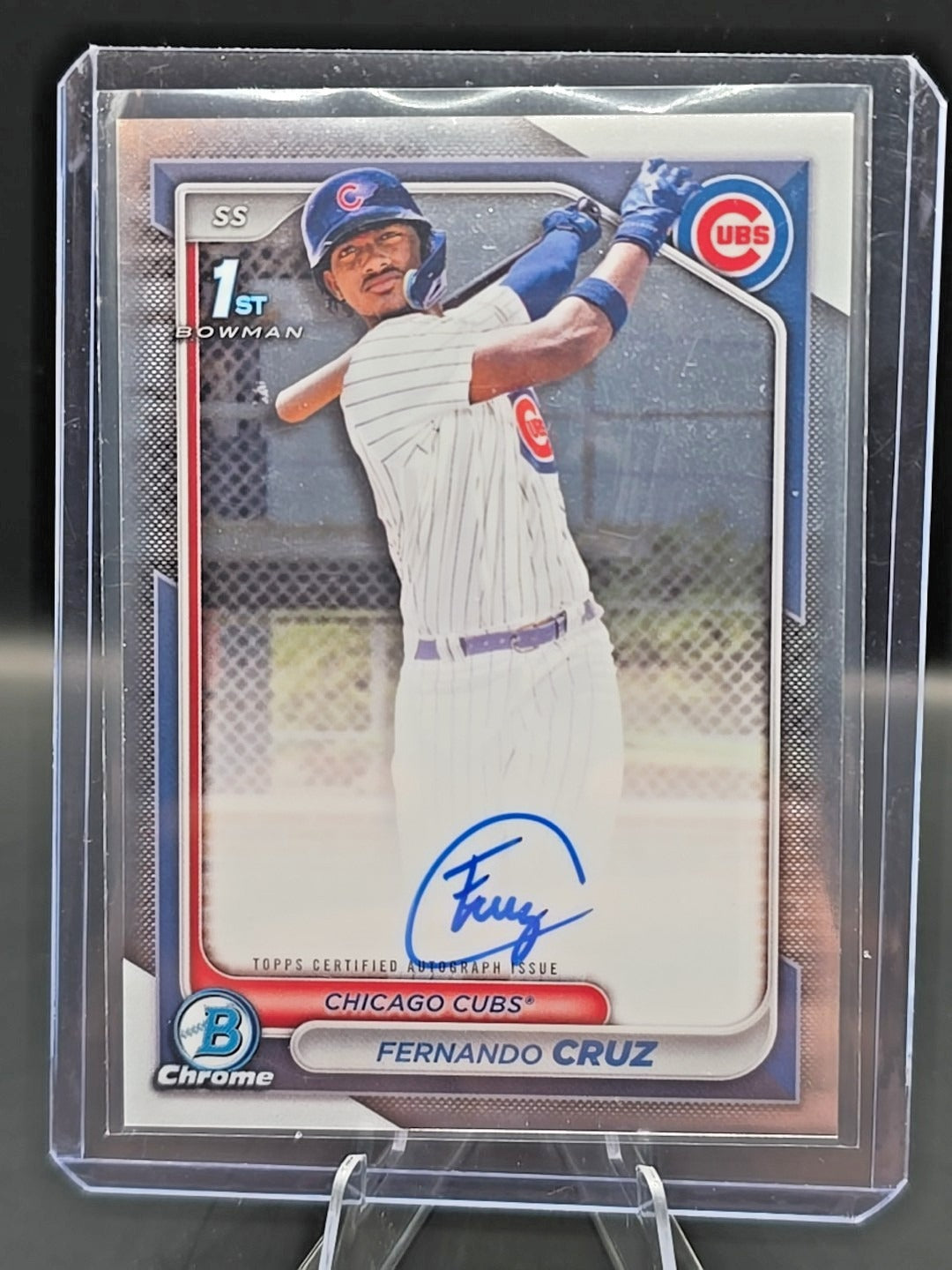 Fernando Cruz 1st Bowman Chrome Auto