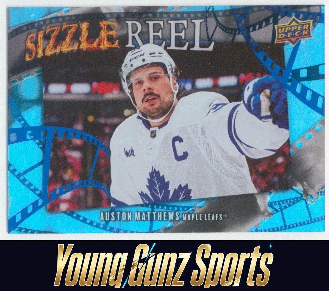 2025-26 UPPER DECK SERIES 1 #SR-19 AUSTON MATTHEWS SIZZLE REEL RED