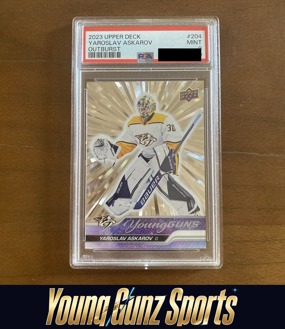 Yaroslav Askarov Silver Outburst YG PSA 9 #204