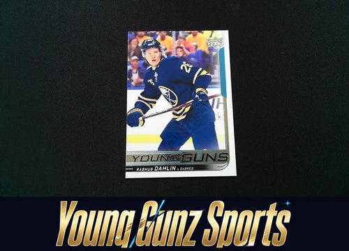 2018-19 UPPER DECK SERIES 1 #201 RASMUS DAHLIN YOUNG GUNS RC