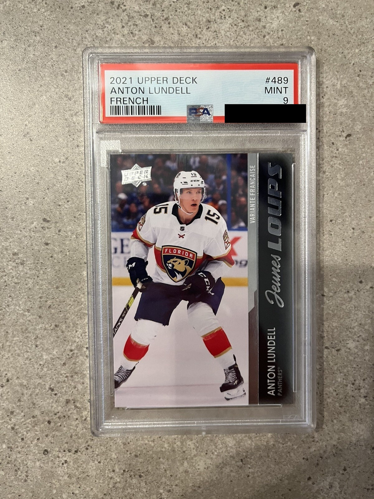 Anton Lundell Jeunes Loups YG PSA 9