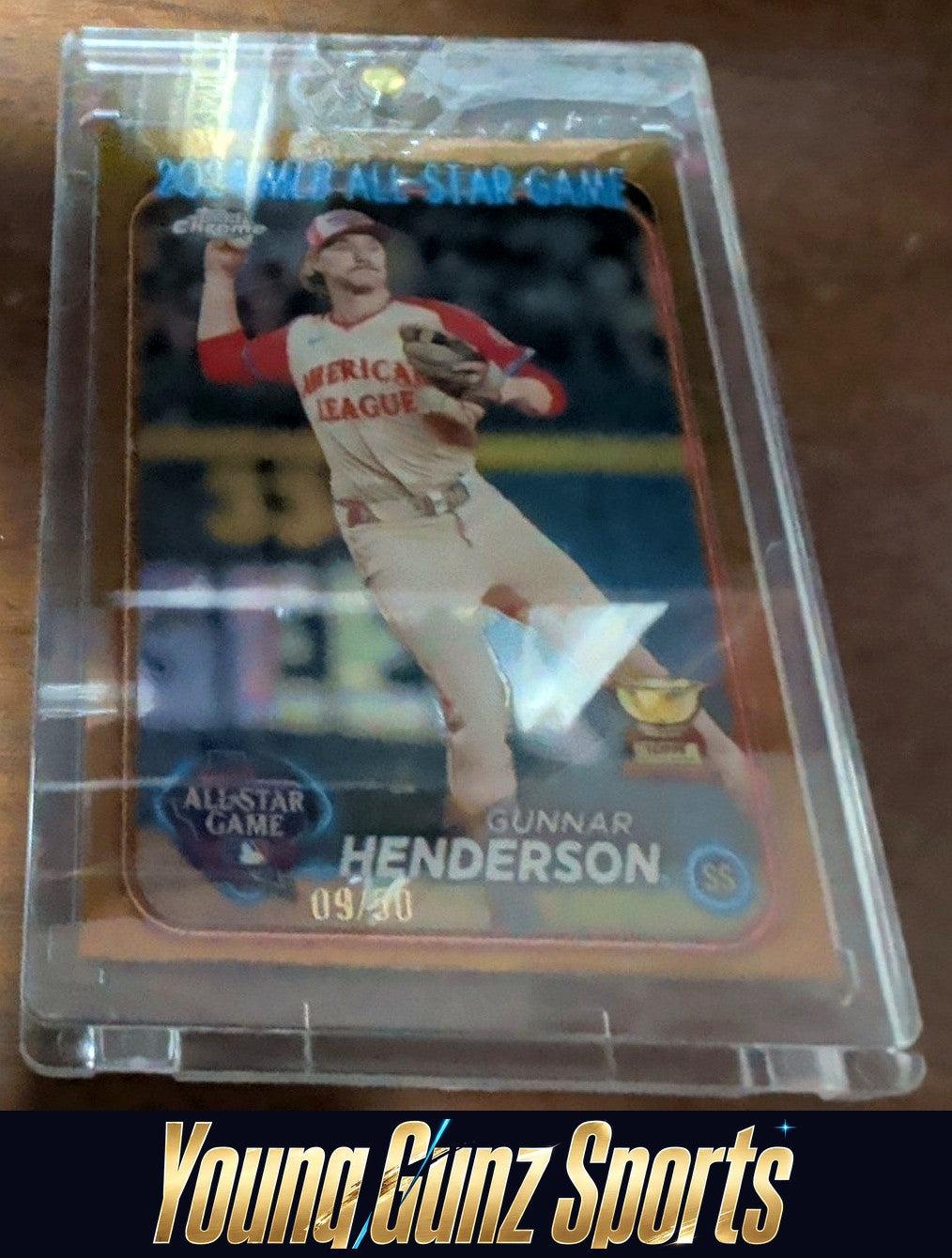 GUNNAR HENDERSON ALL STAR GAME GOLD /50 ORIOLES