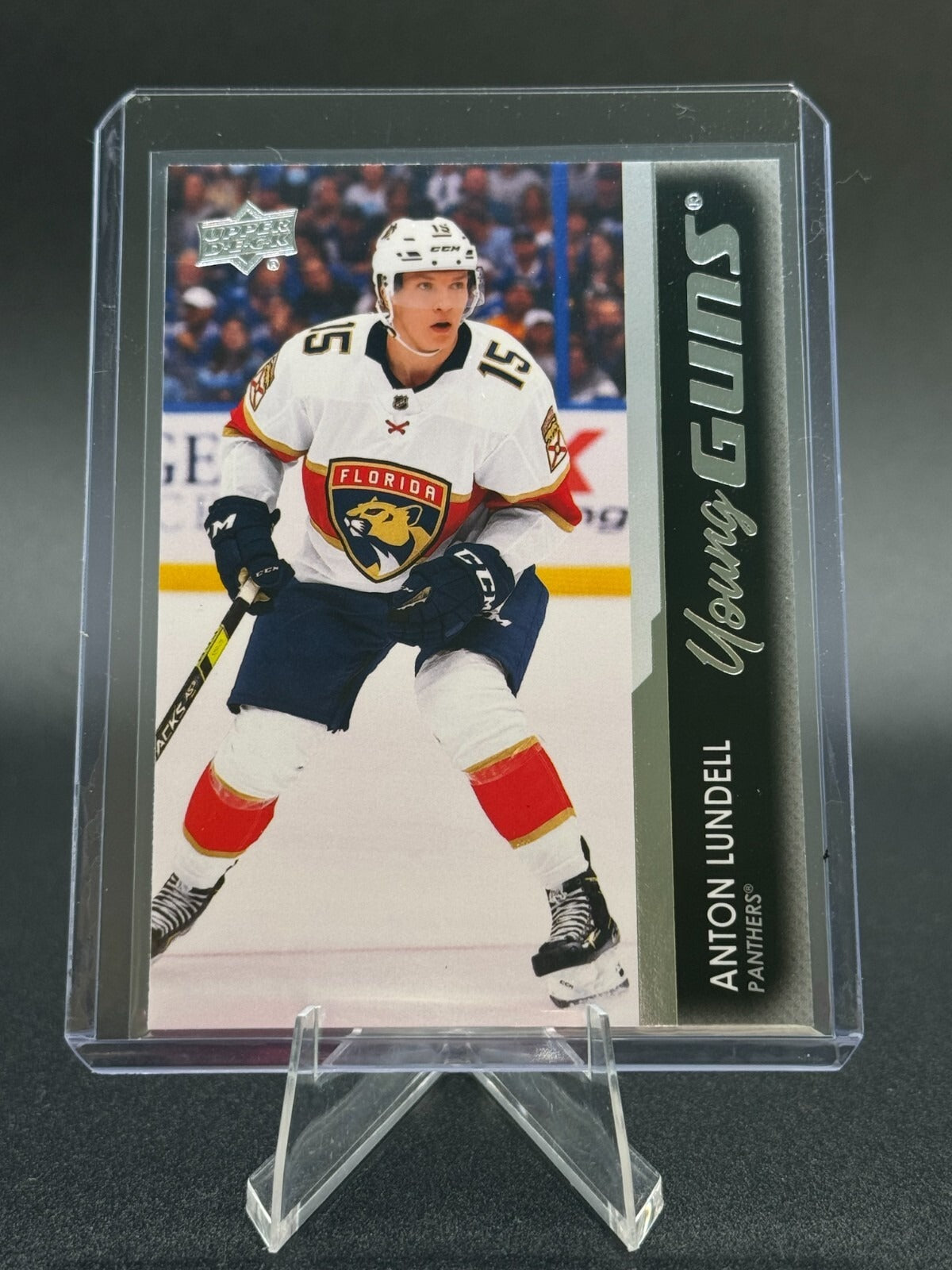 2021-22 Upper Deck Series 2 Anton Lundell Young Guns RC #489 Panthers