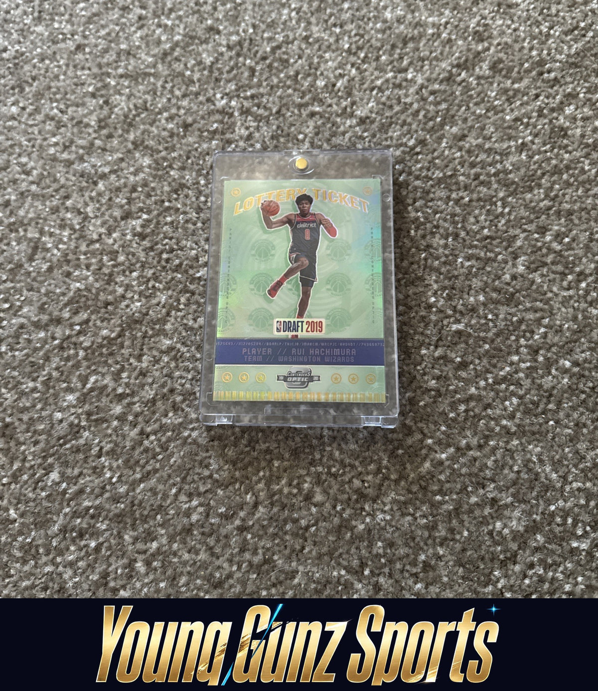 Rui Hachimura Lottery Ticket RC /10 SSP