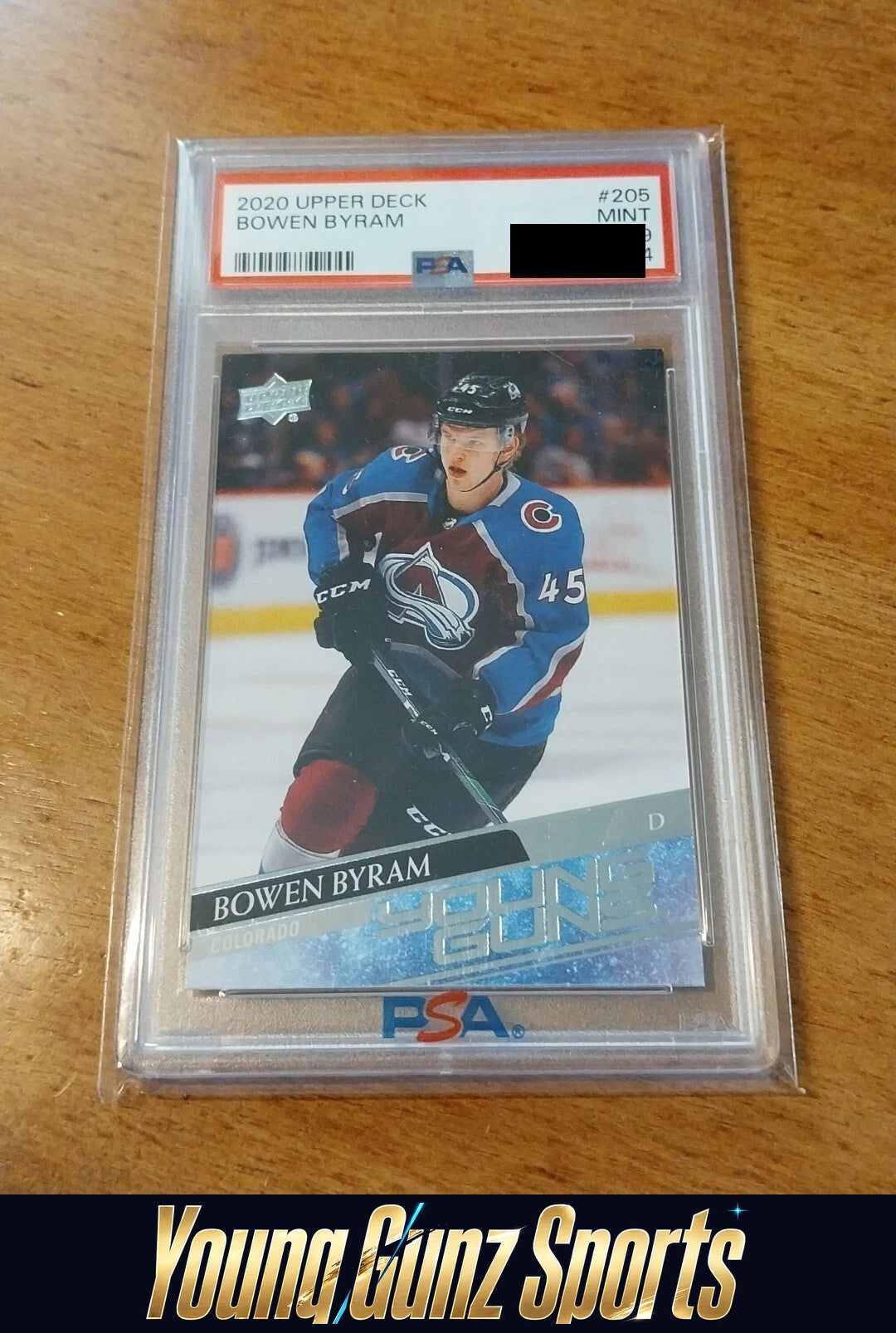 Bowen Byram YG Speckled Rainbow Foil PSA 9
