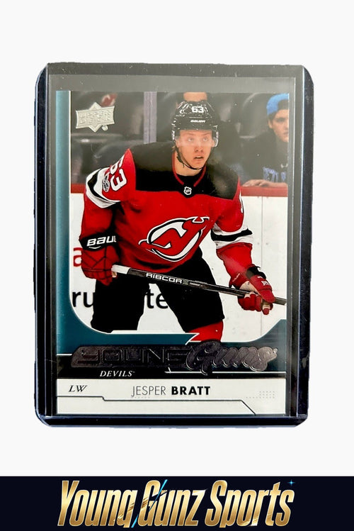 2017-18 UPPER DECK YOUNG GUNS #466 JESPER BRATT RC PSA 10 GEM MT
