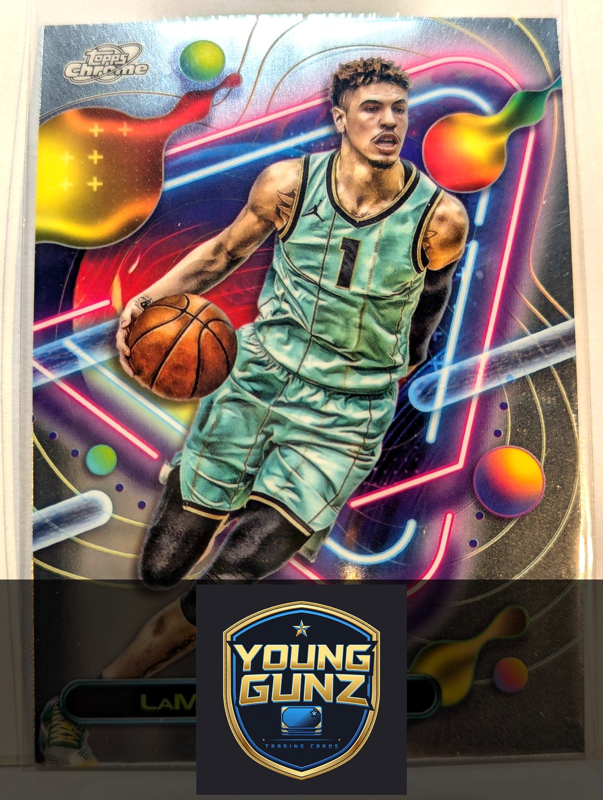 2024 Topps Cosmic Chrome LaMelo Ball Hornets Base Card