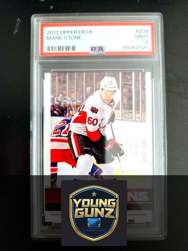 2012-13 Upper Deck Mark Stone Young Guns #239 PSA 9 Rookie Senators